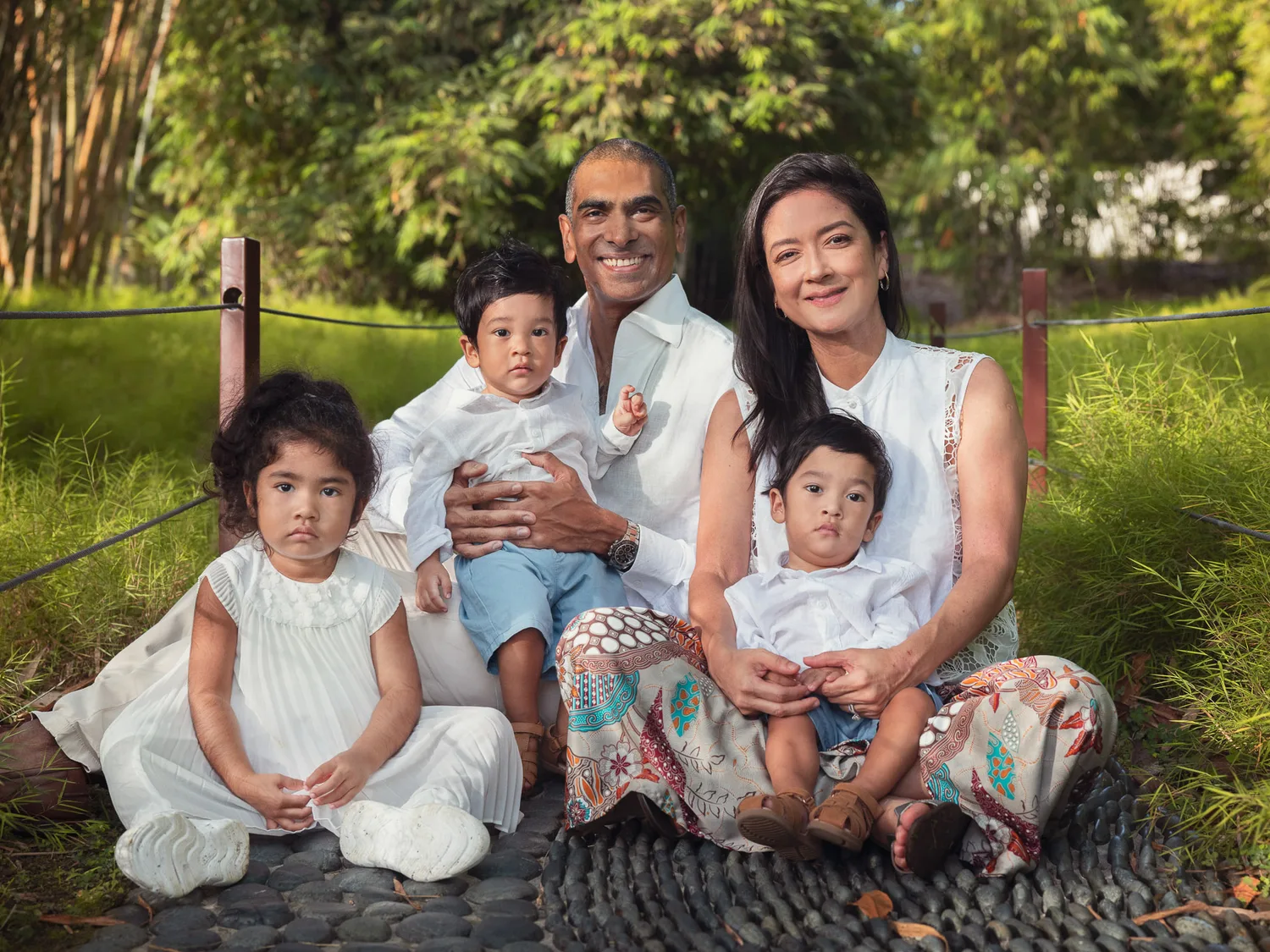 Botanic Gardens Family Session with Nicole, Jamie, Anneke, Gabriel and Xander