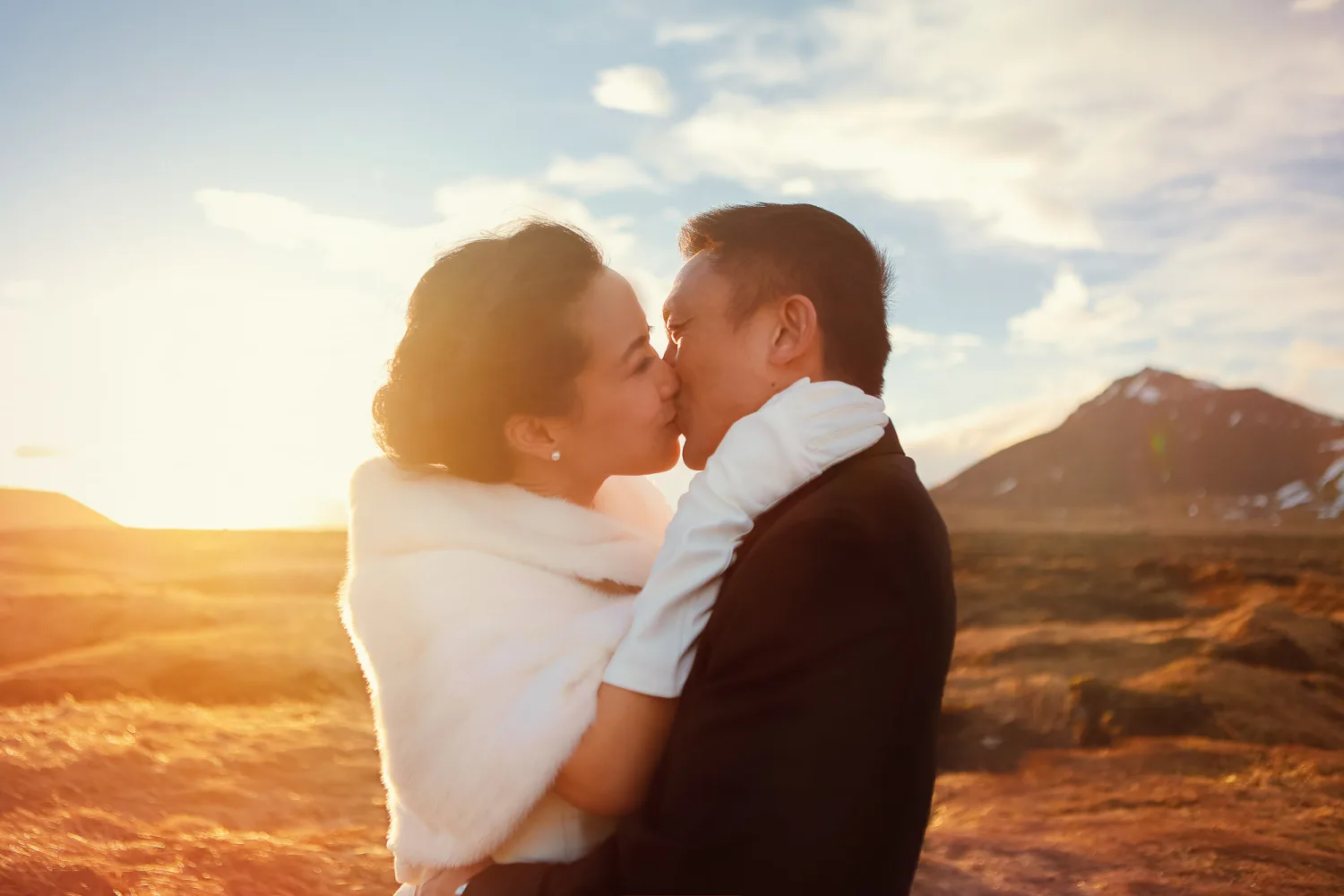 Iceland Wedding at Búðakirkja with Desiree and Derek