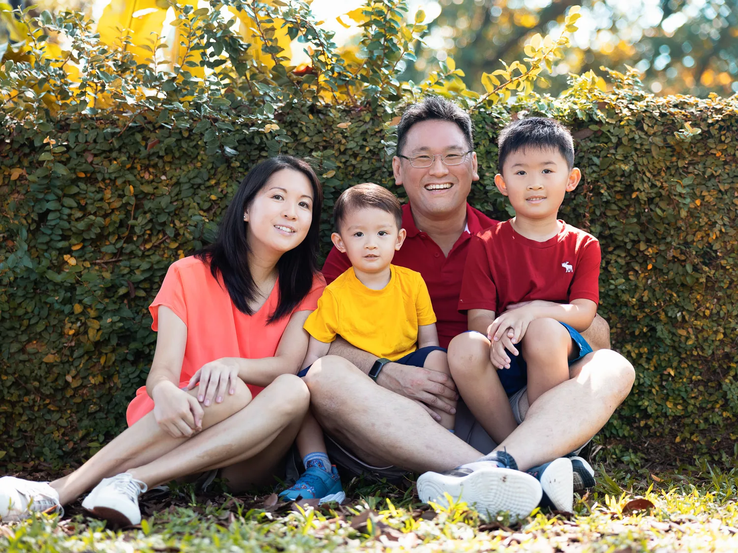 Fort Canning Family Session with Hilda, Kevin, Tristan and Wesley