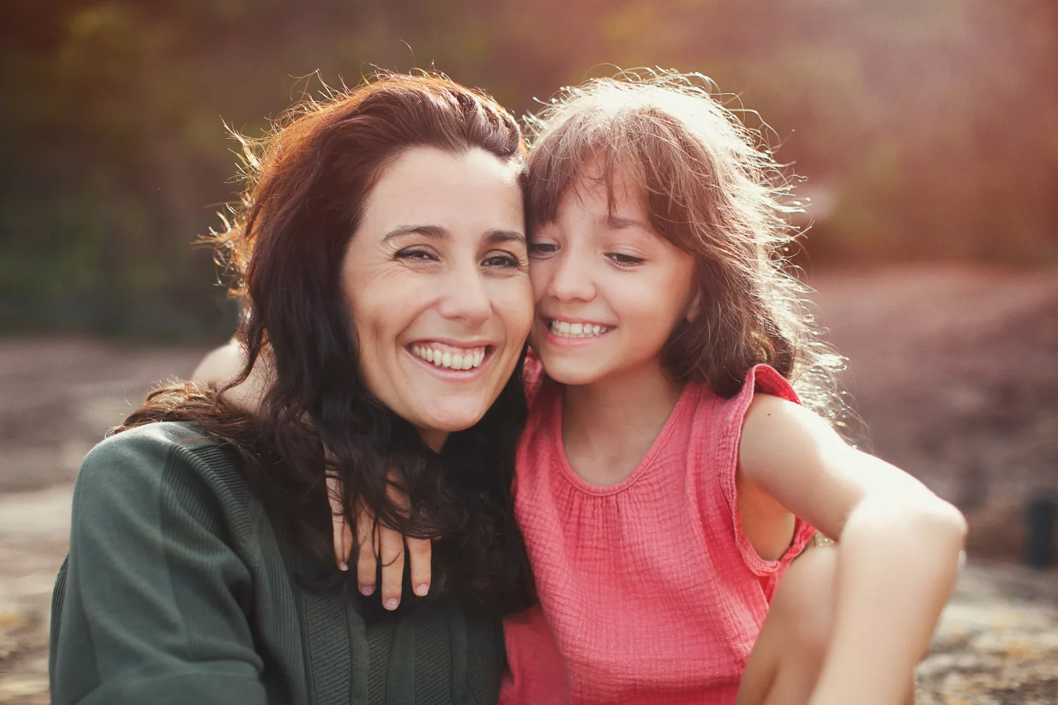 The family walking across the rock slab clearing during their Hong Kong outdoor photo session