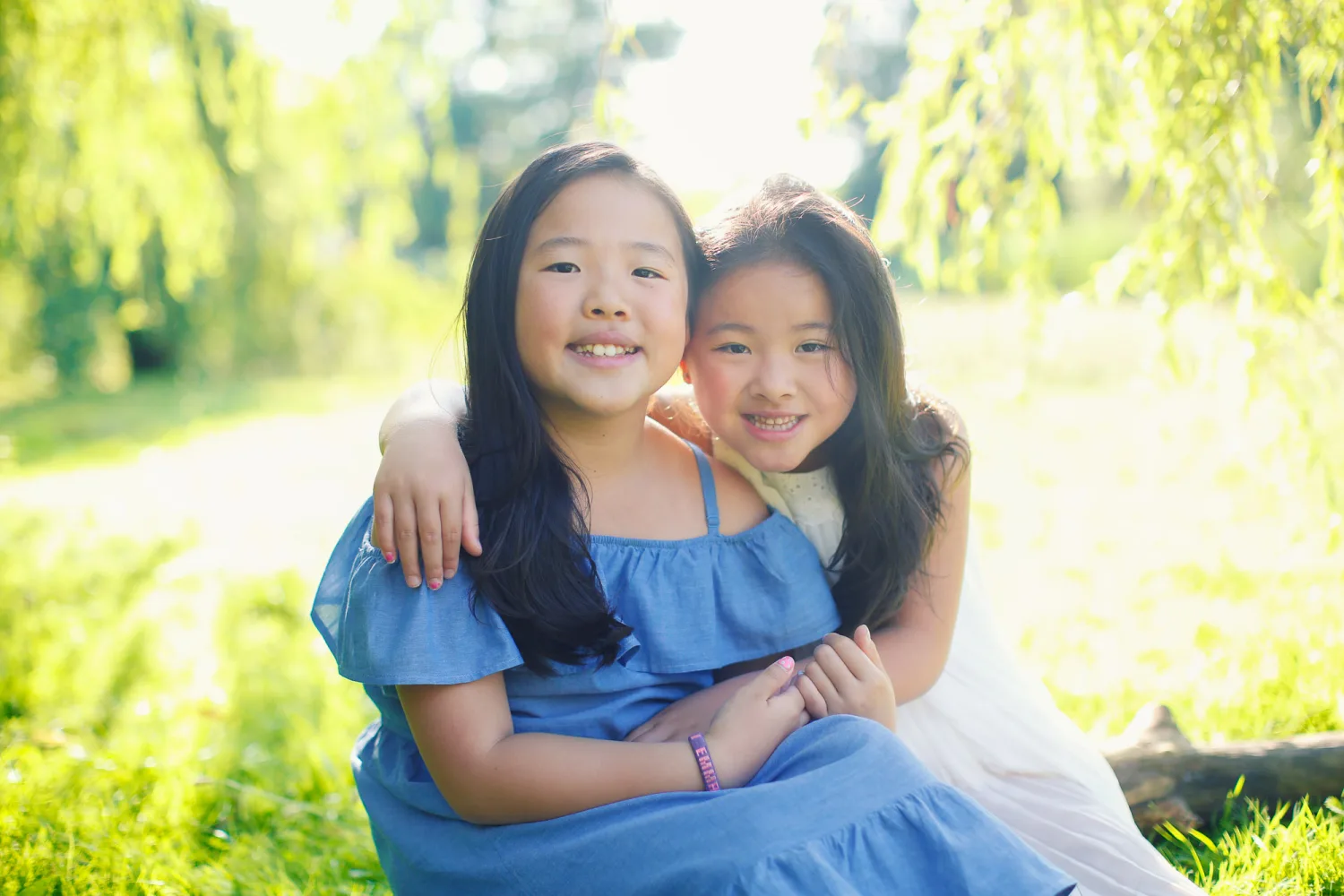 Full family walking together along the beach in Vancouver