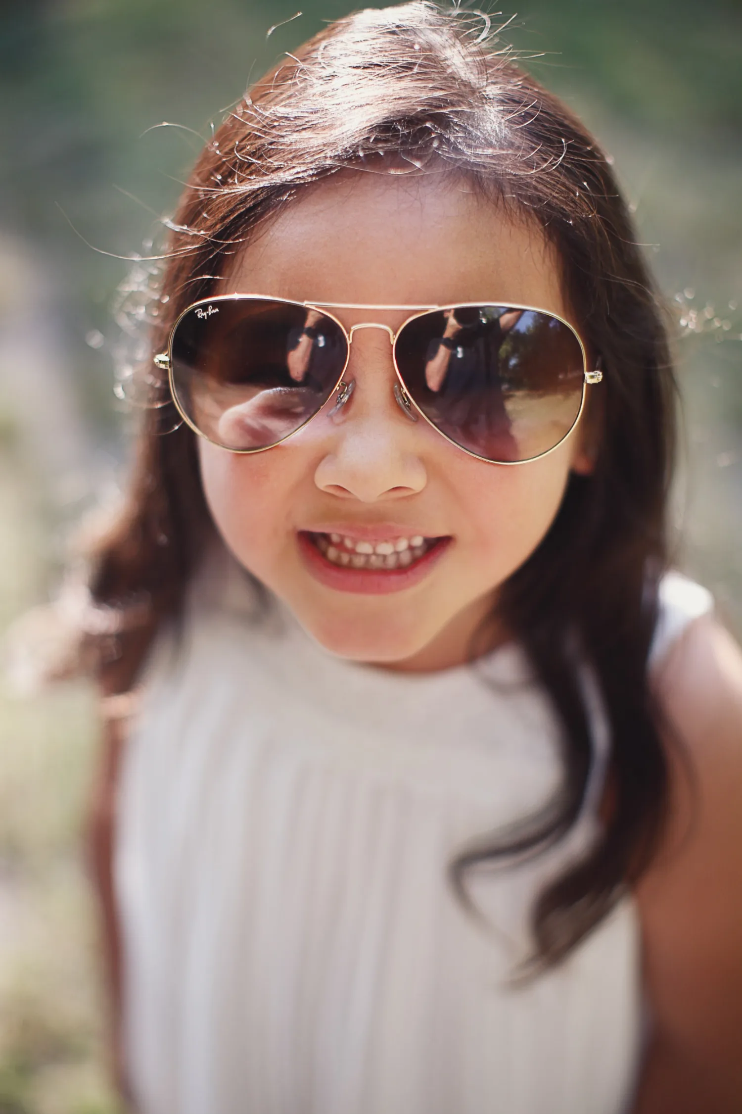 A grandparent moment with the girls during the beach session